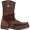 Georgia Boot Athens, Men's Waterproof Wellington Work Boot, 14 M, Leather/Suede, 10 in Height, Brown G4403 - alternate 2